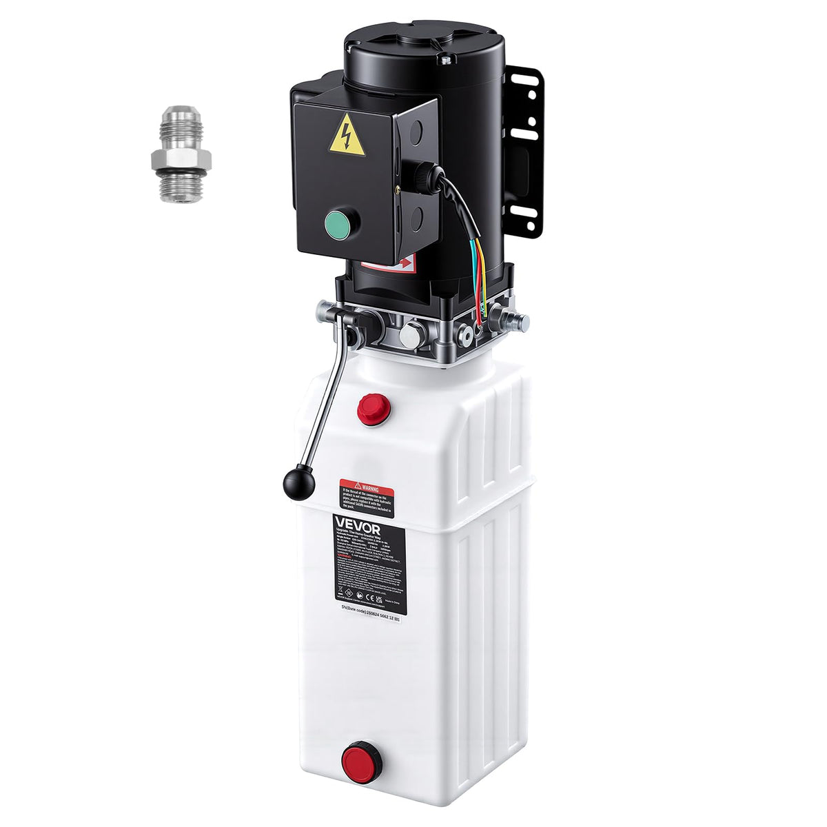 VEVOR 14 Quart Hydraulic Pump 2.2KW AC 220-240V Hydraulic Dump Trailer Pump