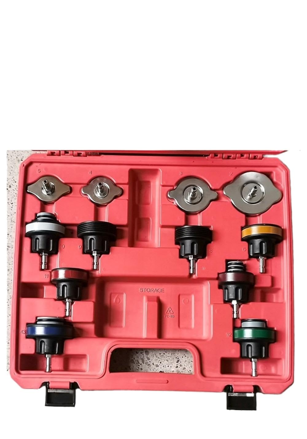 18pc Radiator Water Pump Pressure Leak Tester Kit
