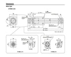 CY3B Series Magnetically Coupled Rodless Cylinder bore 6mm Aluminum Alloy Pneumatic air Cylinder CY3B6-100/200(CY3B6-200)