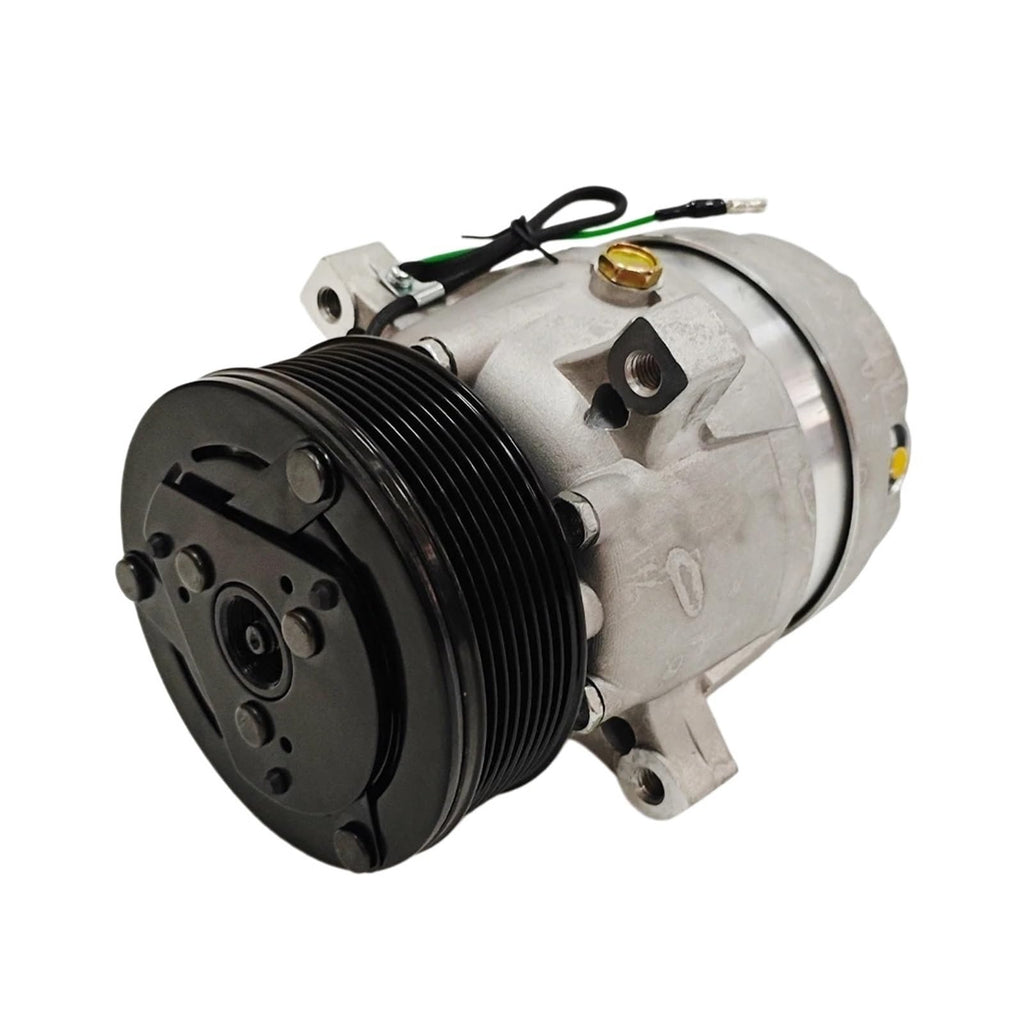 AC Cooling Pump Compressor Compatible For Doosan Daewoo Excavator B55W-1 B55W-2 DX35Z DX53W DX55 DX55W DX60R DX62R3 DX63-3 DX80R 22086012B(24V-8PK)