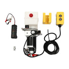 12V Hydraulic Pump Hydraulic Power Unit for Dump Truck Trailer Single Acting Pump 800W