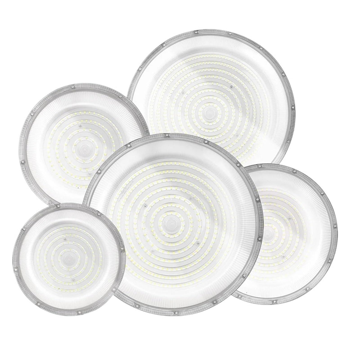 LED UFO High Bay AC85-265V 50W-600W Industrial Lighting Ceiling Light Market Warehouse Garage Gym(400W)