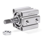 SDA Pneumatic Compact Cylinder, External Thread Stroke 5 to 100mm, with Magnet(Stroke 40mm -SB,Bore 40mm)