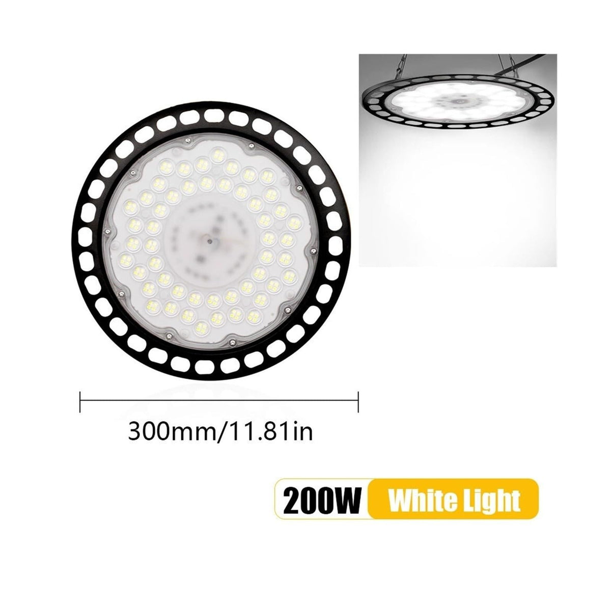 Light High Bay AC220V AC175-265V 50-300W White Light High Brightness