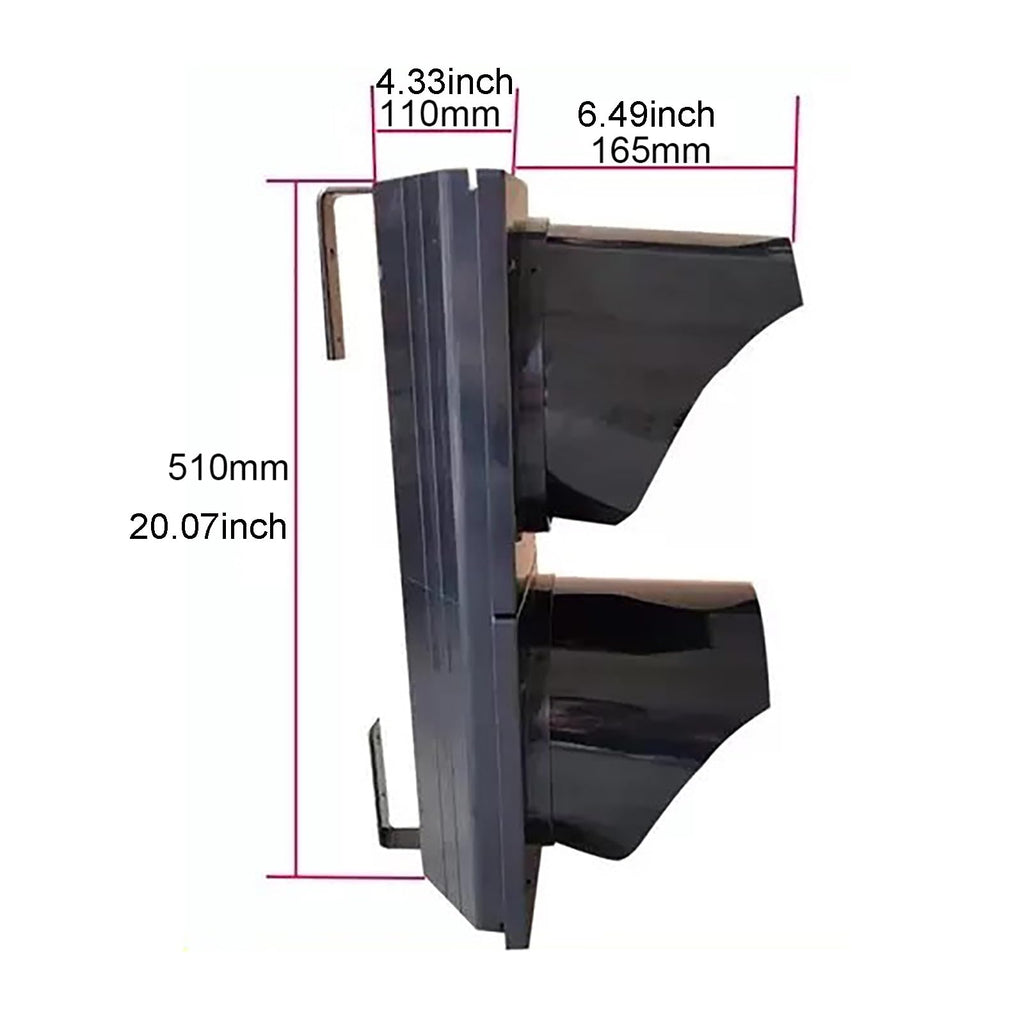 200mm(8inch) Traffic Light, Red Green Stop and Go Light, Industrial LED Stop Light,PC Housing, Dock Bay Indicator Warning Light (Color : Manual Control, Size : 24v)(Manual Control,110v)