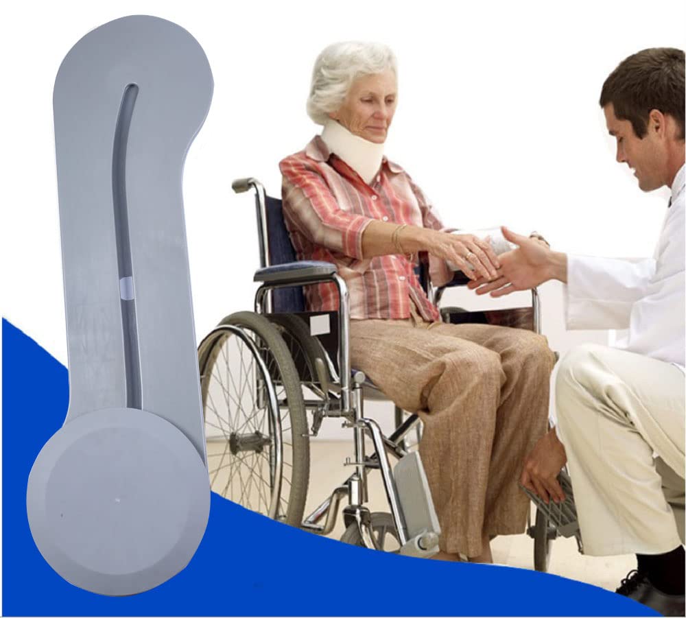 Transfer Board with 360° Rotating Disk for Assisted Wheelchair Transfers, 400 lb Capacity