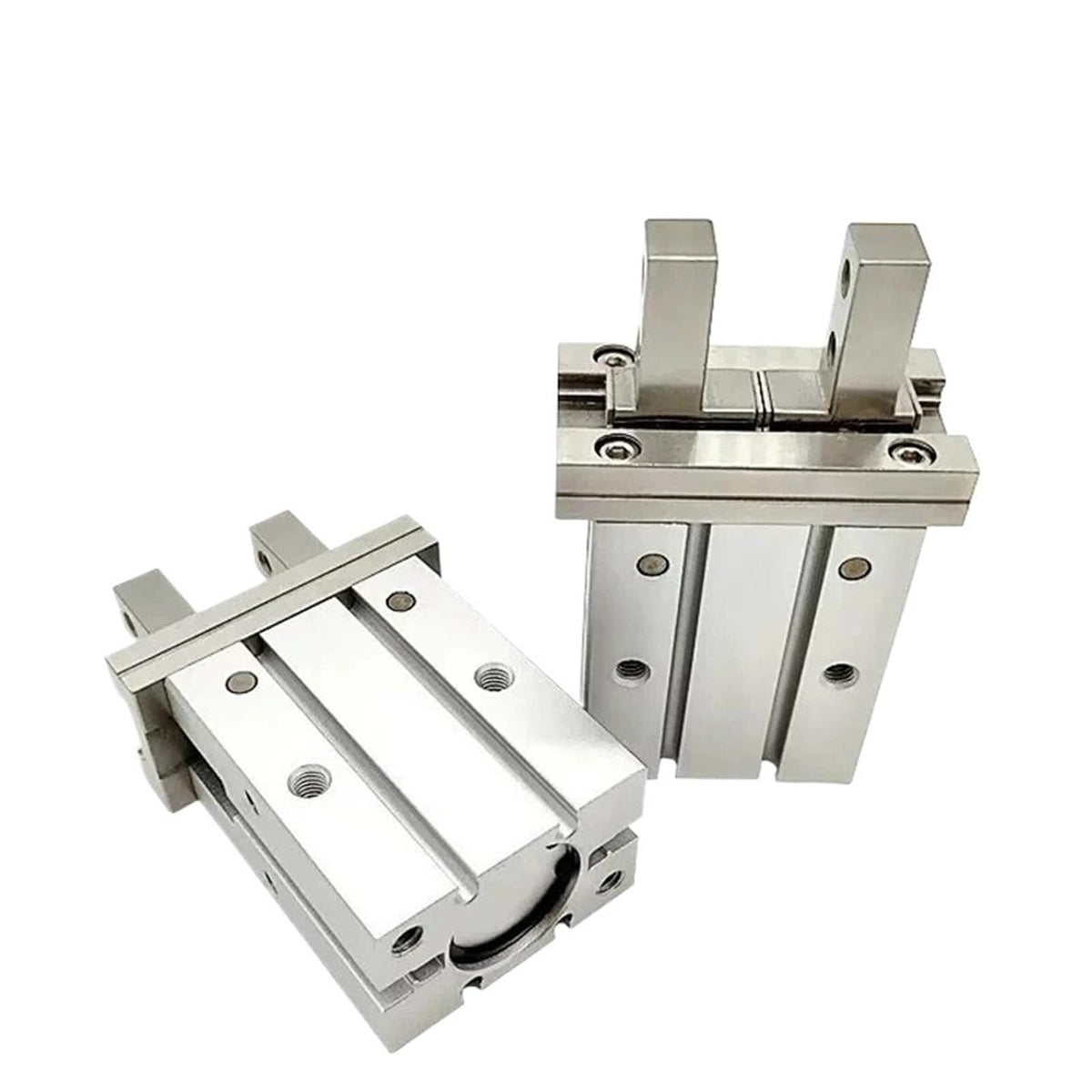 1pc HFZ Finger Cylinder Parallel Style Pneumatic Air Gripper HFZ10 HFZ16 HFZ20 HFZ25 Cylinder Double Acting Gripper Cylinder(HFZ40)