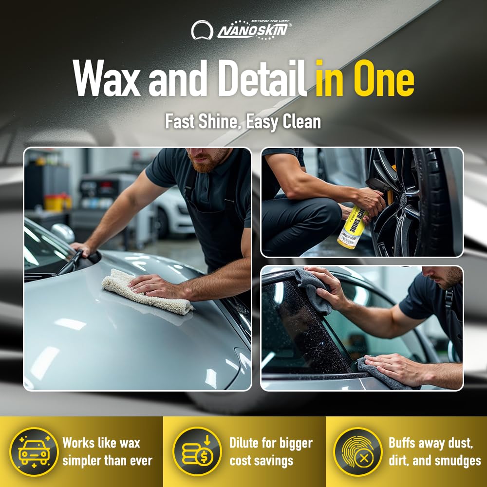 Nanoskin QUICK SHINE Detail Spray for Gloss, 55 Gallon