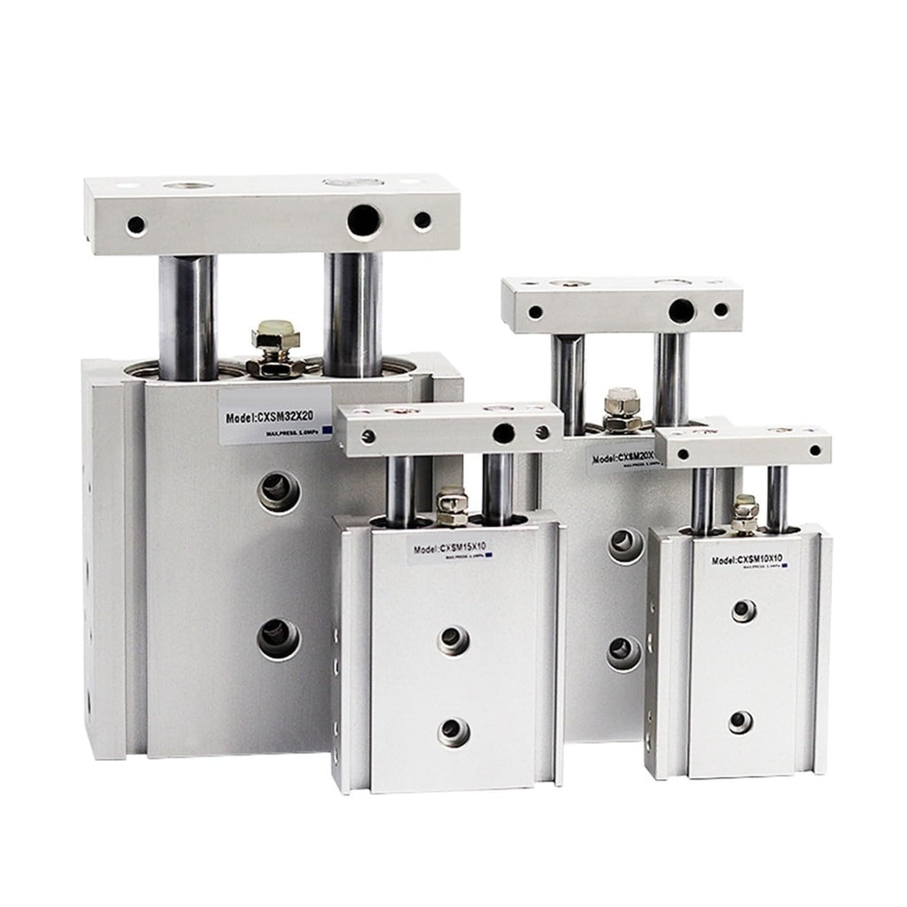 1pcs 10-10/15/20/25/30/35/40/45/50s Double Pole biaxial Cylinder Small bore with Magnetic Set-top Cylinder(CXSM10-30)