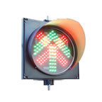 Mini Traffic Signal Light, LED Traffic Light Stop Light, 1 Light X/Arrow, for Industrial Loading Dock Bay Light, Indicator Light (Color : Remote Control, Size : 200mm-110v)(Remote Control,200MM 24v)