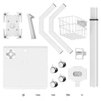 Pneumatic Adjustable Rolling Medical Cart with iPad Enclosure