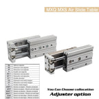 Model HLQ8LX10S 20 30AS 40 50 HLQ8LX75S Sliding Guide Cylinder Pneumatic HLQ8X10S MXQ8X20SB 8X30SA 8X40AS HLQ8X50SAT 8X75SB(BS)