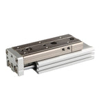 DEBLAN Air Slide Table Dual Rod Rail Slide Air Pneumatic Cylinder MXQ6 MXQ8 MXQ12 MXQ16 MXQ20 MXQ25 Stroke 10 20 30 150mm (Color : Stroke 50mm, Size : MXQ20)