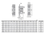 Compact Guide Cylinder MGPM12-15Z for Pneumatic Parts