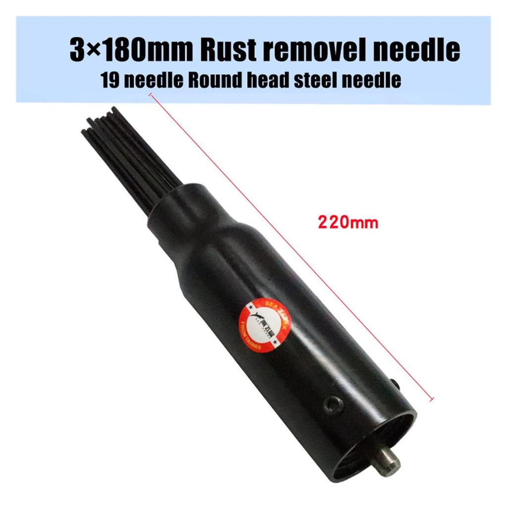 Air Hammer Kit, Pneumatic Air Needle Scalers Rust Removal Gun 250Y Air Hammer Small Rust Remover Tools Pneumatic Tools