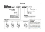 MHZ2 Air Pneumatic Parallel Gripper Multiple Finger Option MHZ2-16D1 MHZ2-16D2 MHZ2-16D3 MHZ2-20D1 MHZ2-25D2 MHZ2-32D3 MHZ2-6D1(MHZ2-40D2)