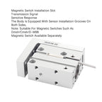 HLH6/10/16/20Air Side Table Rail Type Air Pneumatic Cylinder 10S/15S/20S/30S/40S/50S(Stroke 10mm)