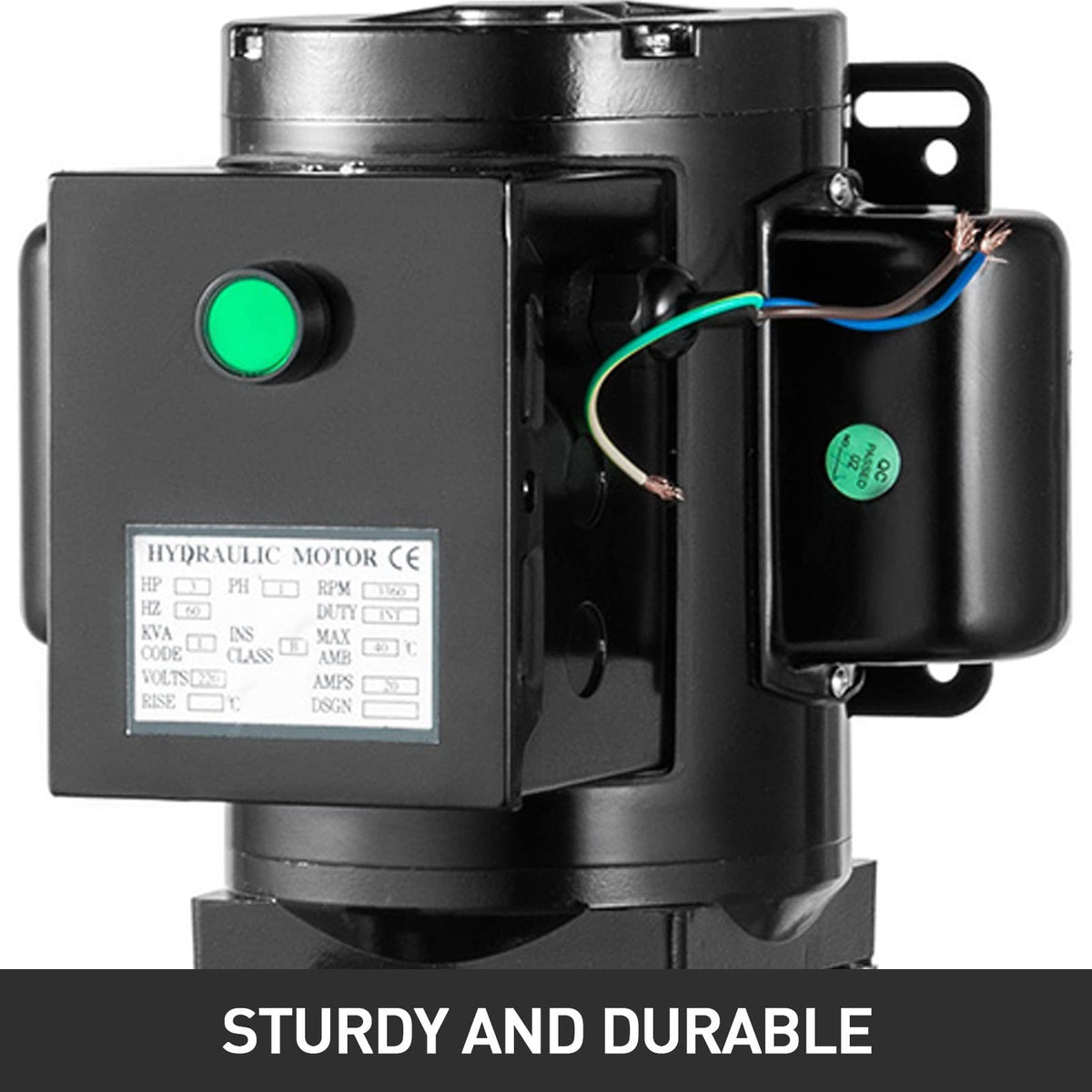 14 Quart Hydraulic Pump Unit 3 H-P 2950 PSI 2 & 4 Post Lifts 3.5 Gallon Reservoir Car Jack Power Suit for Auto Repair(14 L Steel tank)