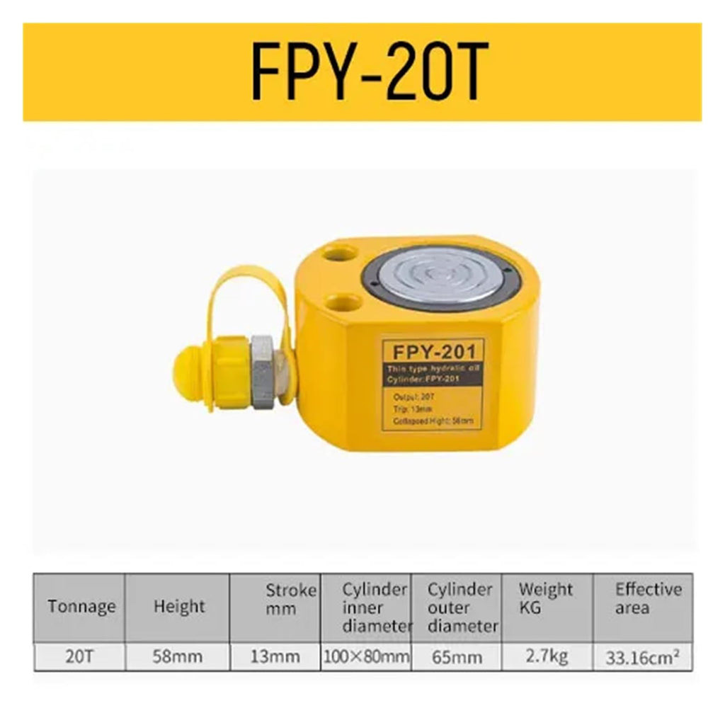 1pcs Hydraulic Jacking Split Booster Hydrocylinder Manual Vertical Lifting Jacking 5T/10T/20T/30T Stroke 7mm 11mm 13mm(20T)