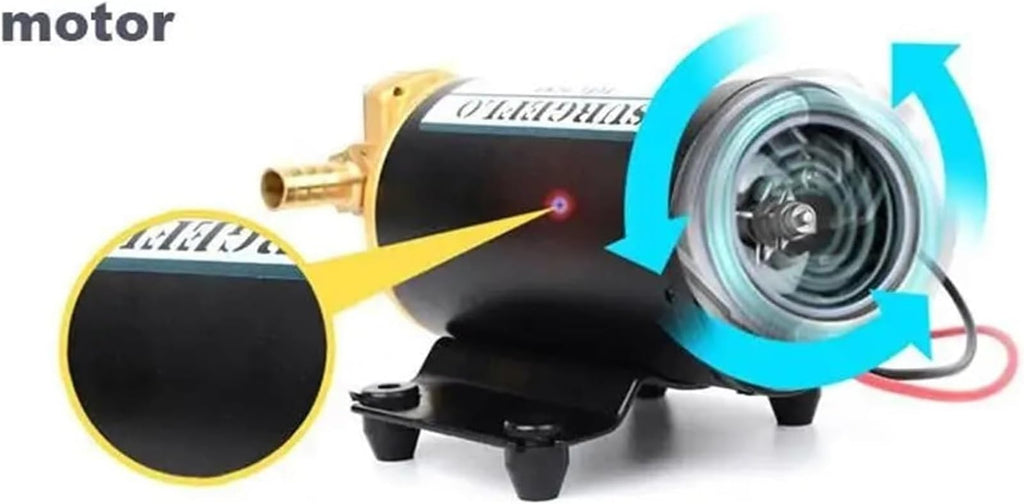 Sewage/Effluent Pumps Large Flow DC Gear Oil Pump 12V 24V 14L/min Self-Priming Diesel for Lubricating Engine
