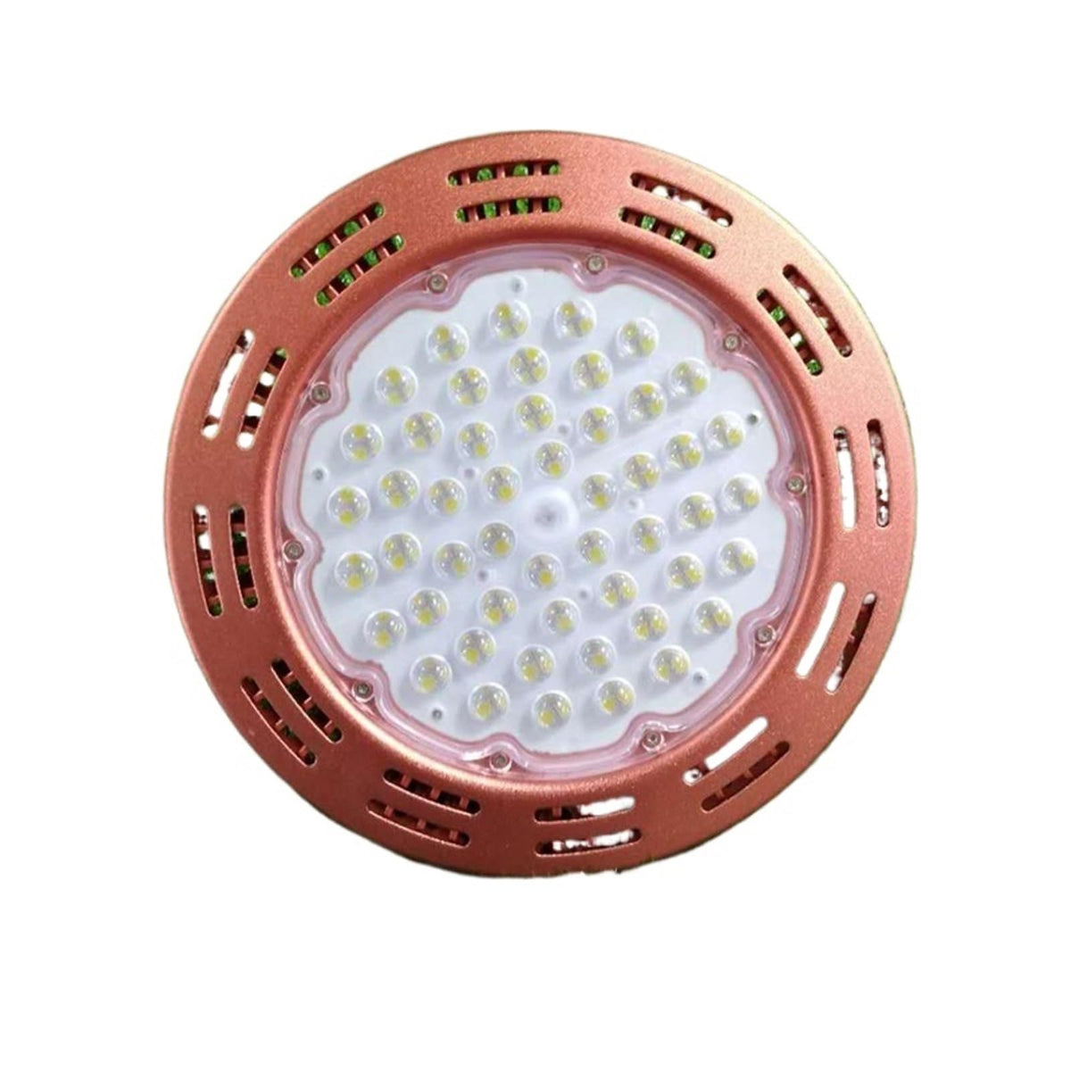 LED Mining Lamp Lamp, Waterproof, Super Bright, Fin Industrial, Triple Protection, Garage,(Warm White,100W)