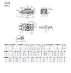 1PCS 90 ° -180 ° Rotary Cylinder HRQ2 HRQ3 HRQ7 HRQ10 HRQ20 HRQ30 HRQ50 HRQ70A HRQ100A Pneumatic Actuator Cylinder(HRQ20A)