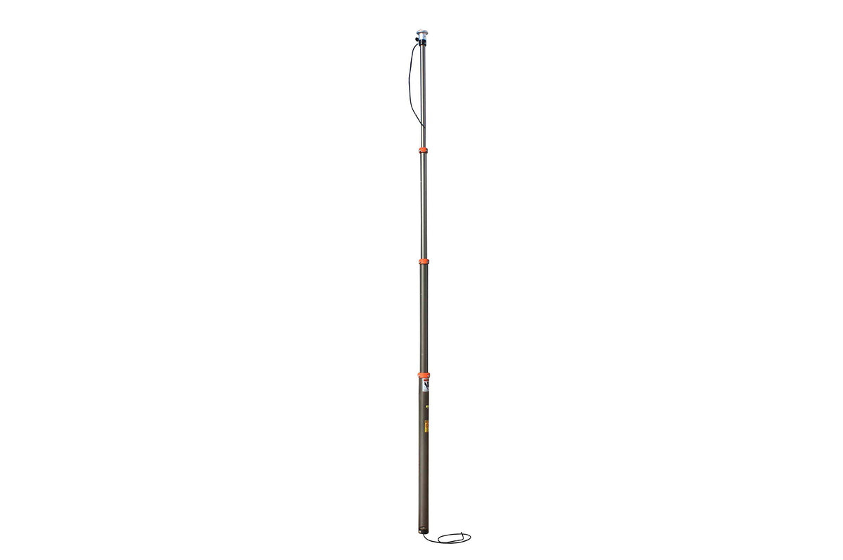 Pneumatic Light Mast - Extends to 13.5 Feet - Air Powered Mini Telescoping Boom