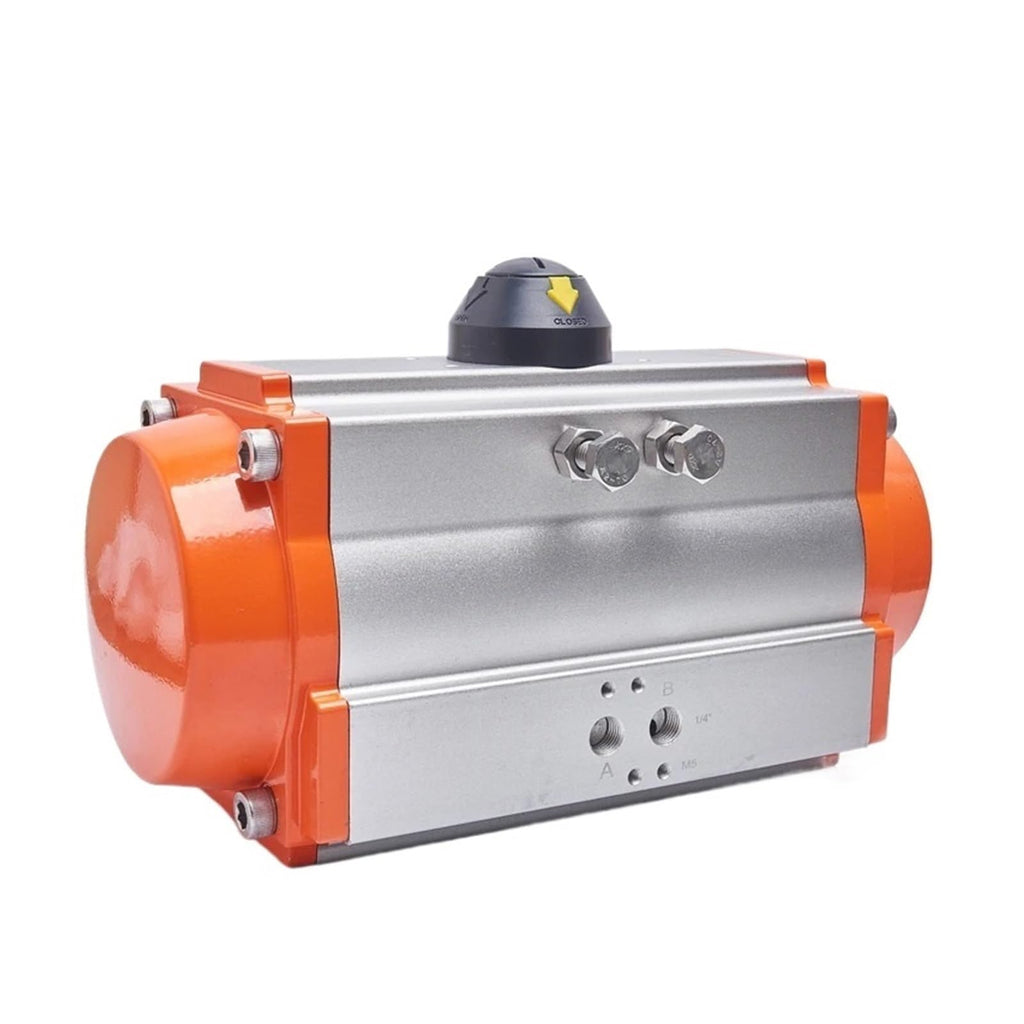 AT125 Air Cylinder Double Acting/Single Acting Spring Return Pneumatic Actuator 90 °(AT125-SR-FO)