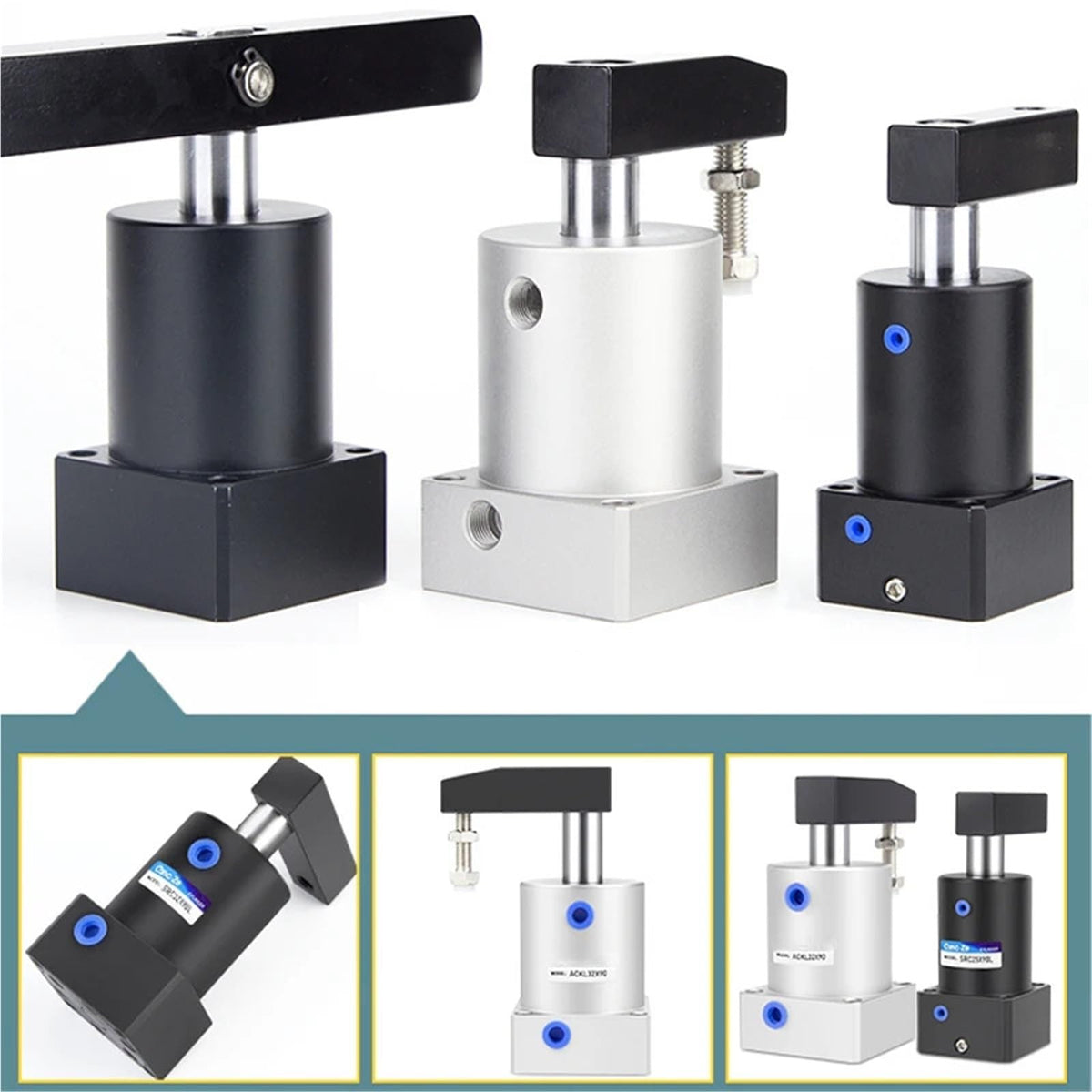 ACK SRC Pneumatic Rotary Clamping Air Cylinder ACK25 ACK32 ACK40 ACK50 ACK63 SRC25 SRC32SRC40 SRC50 SRC63(SRC50,-90L)