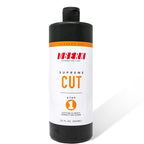 Supreme Cut – Heavy Duty Polishing Compound for Car Detailing – Removes P1500 Sanding Marks & Swirls – Body Shop Safe, No Fillers – Works with DA & Rotary Polishers (128oz Oberk Cut)