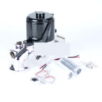 Racing Engines Electrical for WaterPump CNC for LS LS1 LS2 LS6 6.0 Electric for Water Pump Aluminium Black-Chrome Color Easy to replace