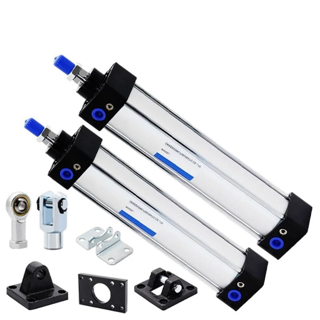 SC100 Standard Bore 100mm Stroke 25-1000mm Double Acting with Magnetic Aluminium Alloy Pneumatic Cylinders(with Fisheye)