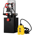 Manual Jack, Car Jack Hydraulic Pump 12V DC Double Acting Power Unit 4 Quart Steel Oil Tank Dump Trailer Truck Car Lift Motor Pump