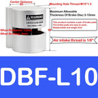 Pneumatic Brake Cylinder Industrial Lathe Holding Air Pressure Butterfly DBF-L8/10/15/20(DBF-L10)