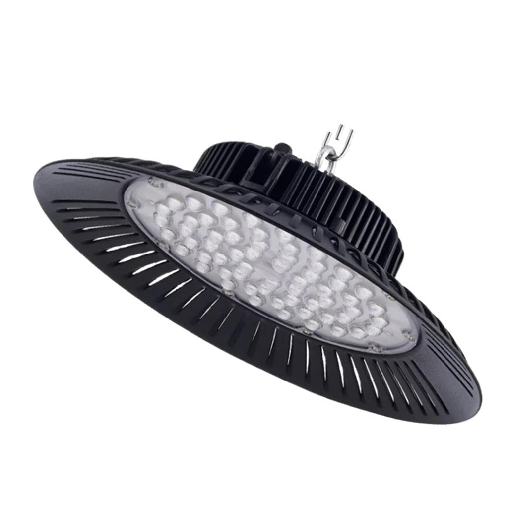 Super Brightness UFO High Bay Lamp LED Garage Stadium Tri-Proof Lamp Warehouse Workshop Industrial Lighting(100W)