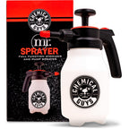 Chemical Guys ACC503 Mr. Sprayer Pressure Atomizer & Pump Sprayer (50 oz Bottle) + WAC_707 EcoSmart Hyper Concentrated Waterless Car Wash Wax, 128 oz + MIC_506_12 Microfiber Towels, Gold (16"x16")