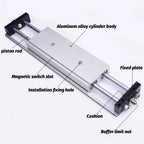Small Pneumatic Slide Double-axis Double-Rod Cylinder STMS10/16/20/25 Stroke 25/50/75/100/125/150/175/200/250/300(Stroke 75mm)