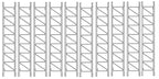 (Lot of 10) ROHN 25G 10' Tower Section - Standard 25G Tower Sections