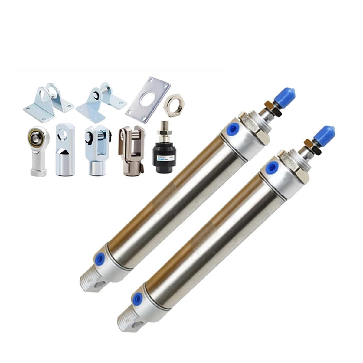 1 Pcs MA25-450 500mm Pneumatic Cylinder 25MM bore 25-500mm Stroke Small Stainless Steel Piston Double Acting Mini Cylinder