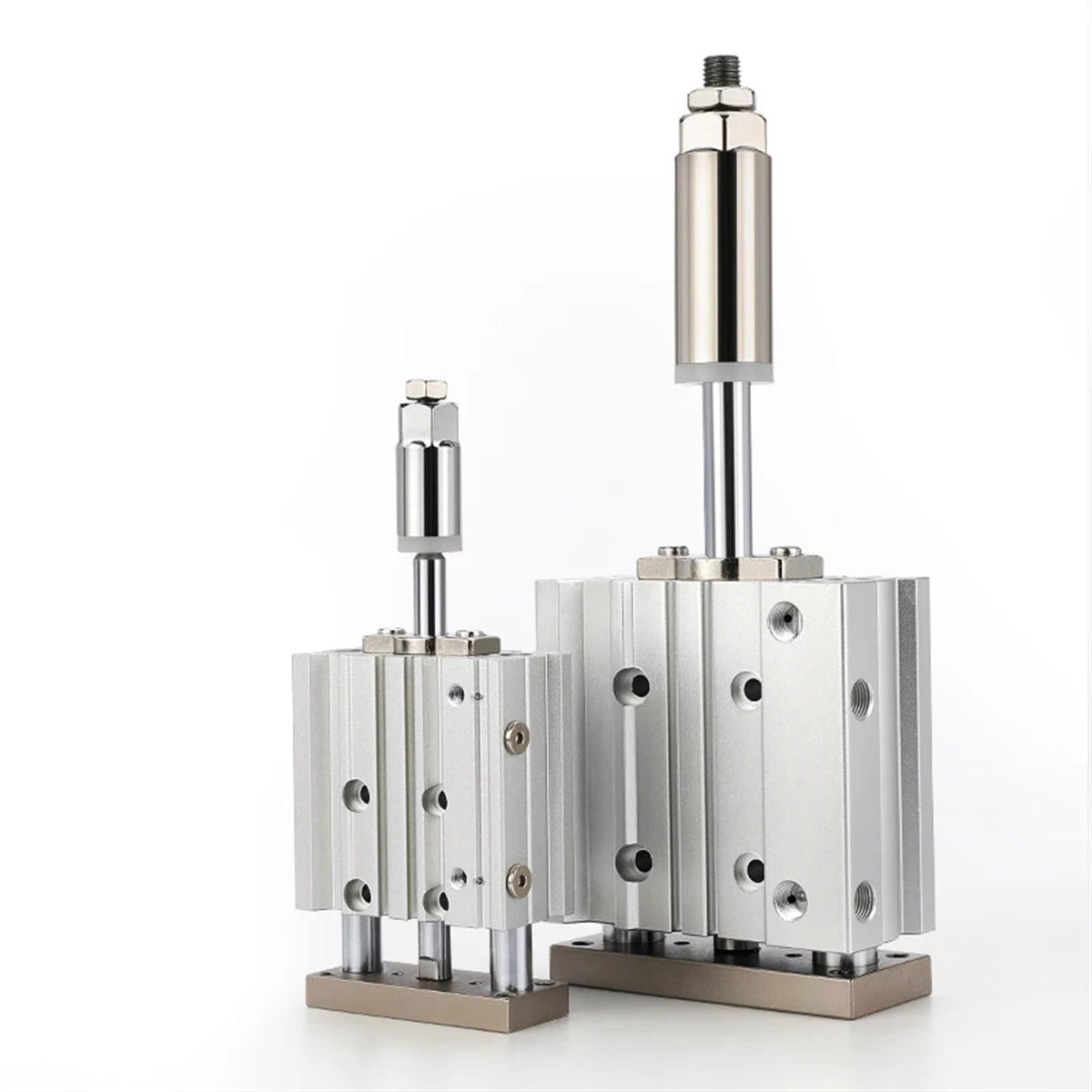 1pcs PMJ Compact Guide Cylinder Adjustable Three-Rod Pneumatic Air Cylinder Type(Bore16,Stroke40-30)