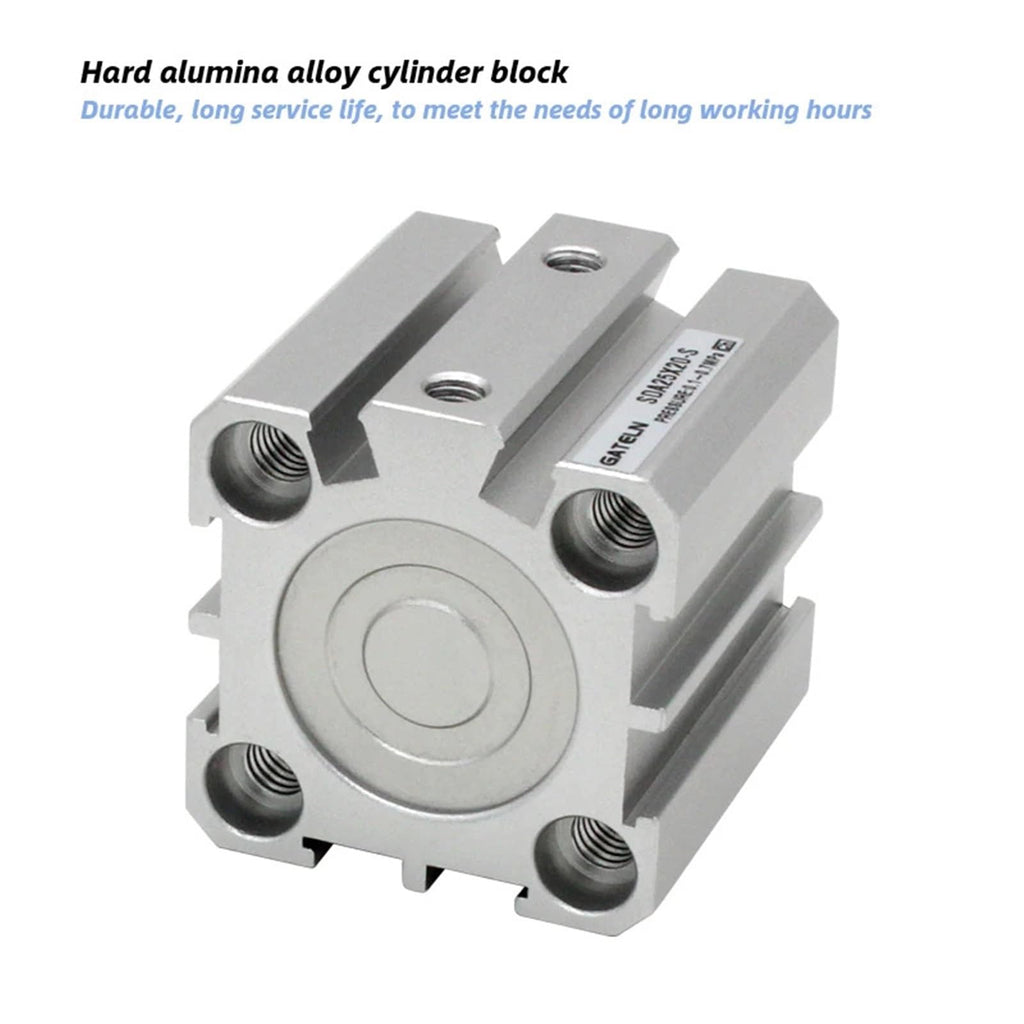SDA63 air Pneumatic Cylinder Double Acting Compact Cylinder SDA63X25S SDA63X50S SDA63X75 SDA63X100S(SDA63X30)