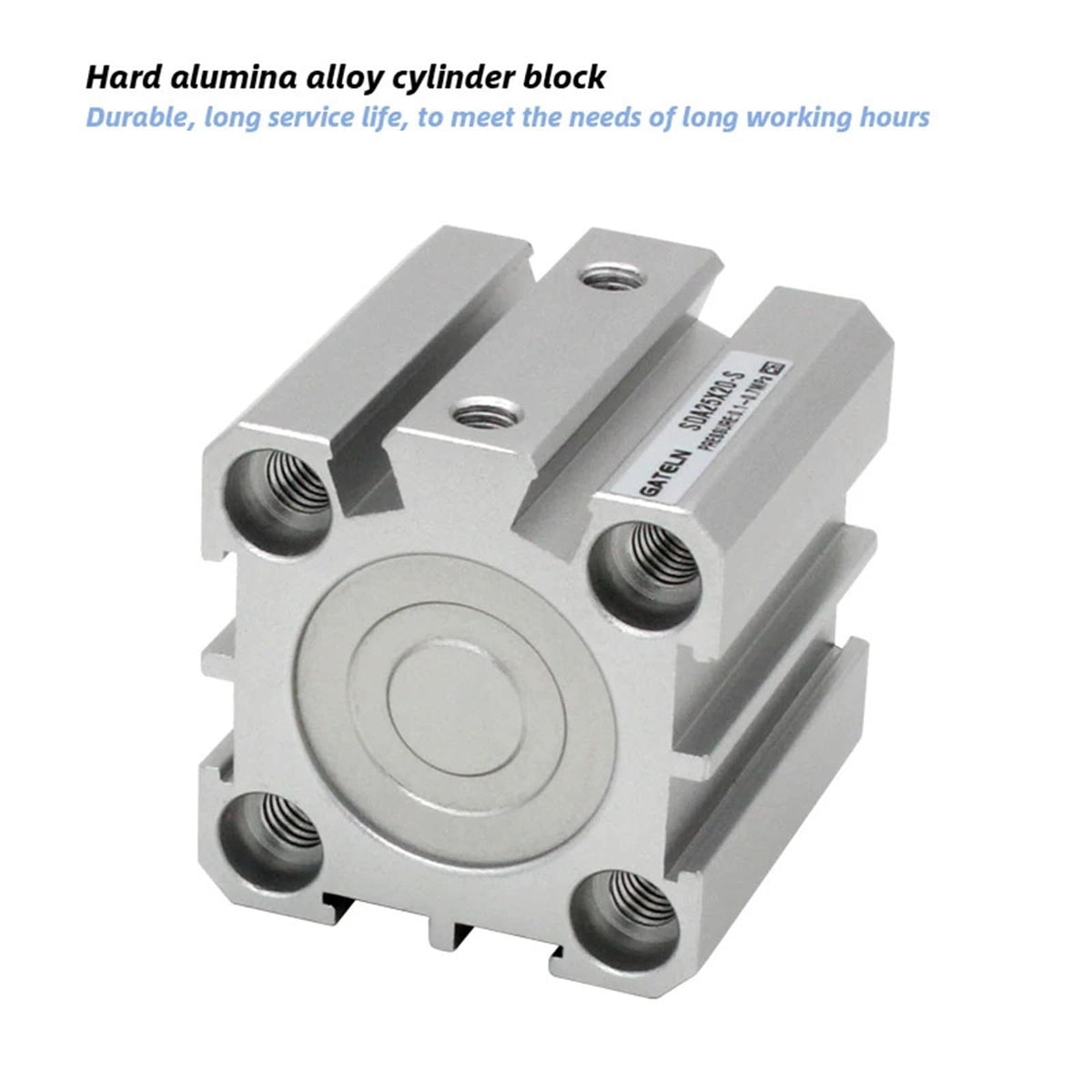 SDA63 air Pneumatic Cylinder Double Acting Compact Cylinder SDA63X25S SDA63X50S SDA63X75 SDA63X100S(SDA63X30)