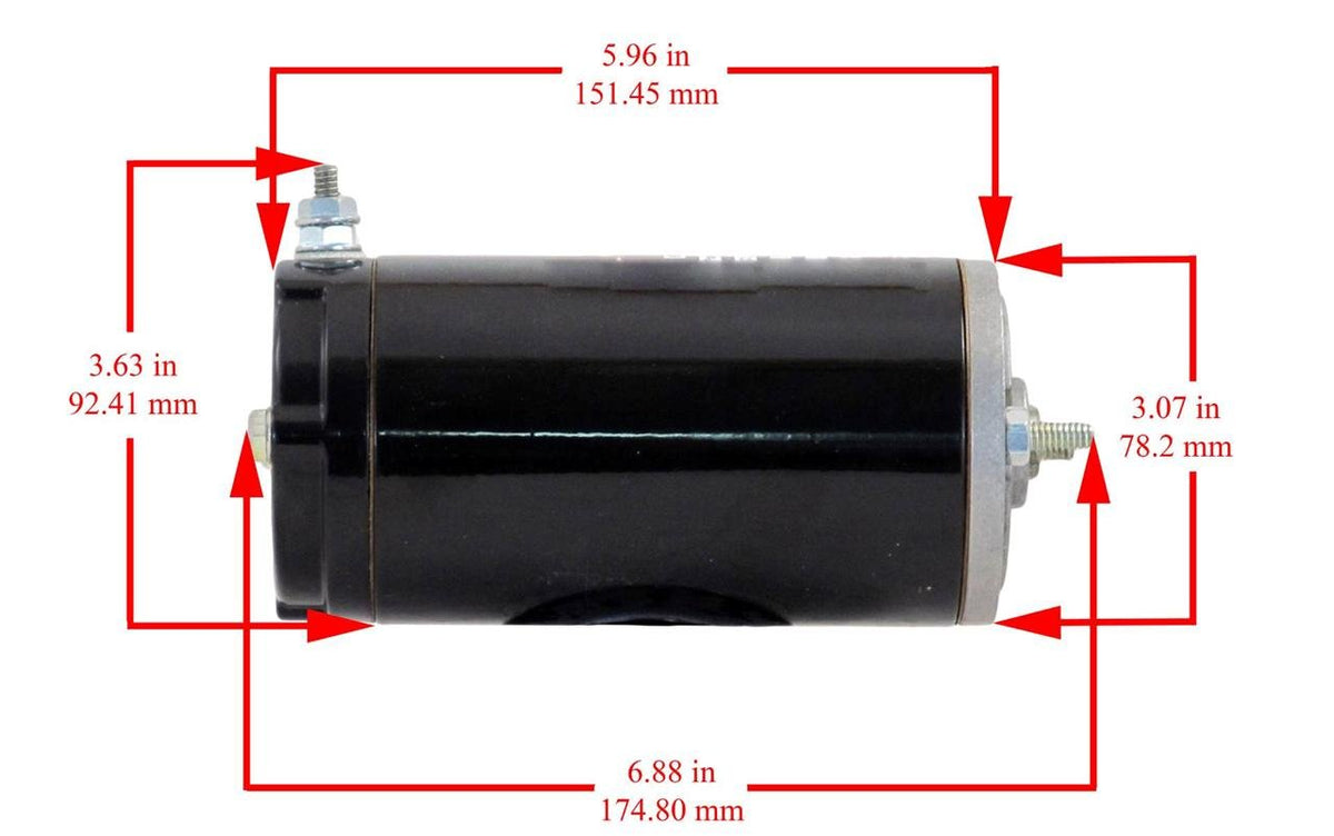 RAREELECTRICAL 12V Ccw Hydraulic Pump Motor For Monarch Snow Plow 56539