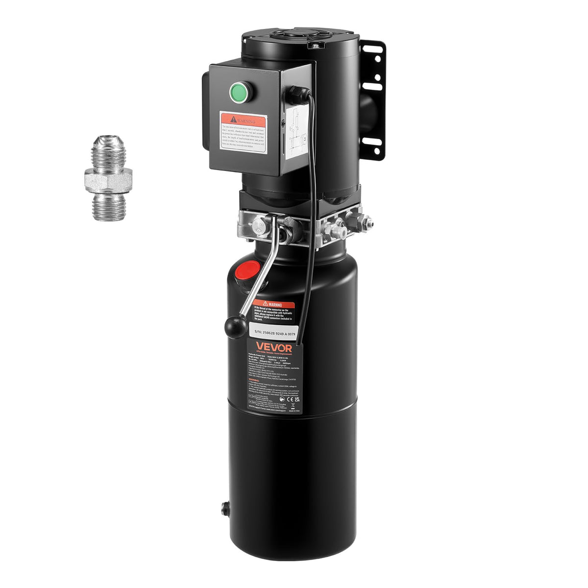 VEVOR 14 Quart Hydraulic Pump 2.2KW AC 220-240V Hydraulic Dump Trailer Pump