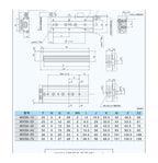 1pcs Pneumatic Guide Rail Slide Cylinder MXS6/8/12/16/25L- 10/20/30/40/50(MXS12-100)