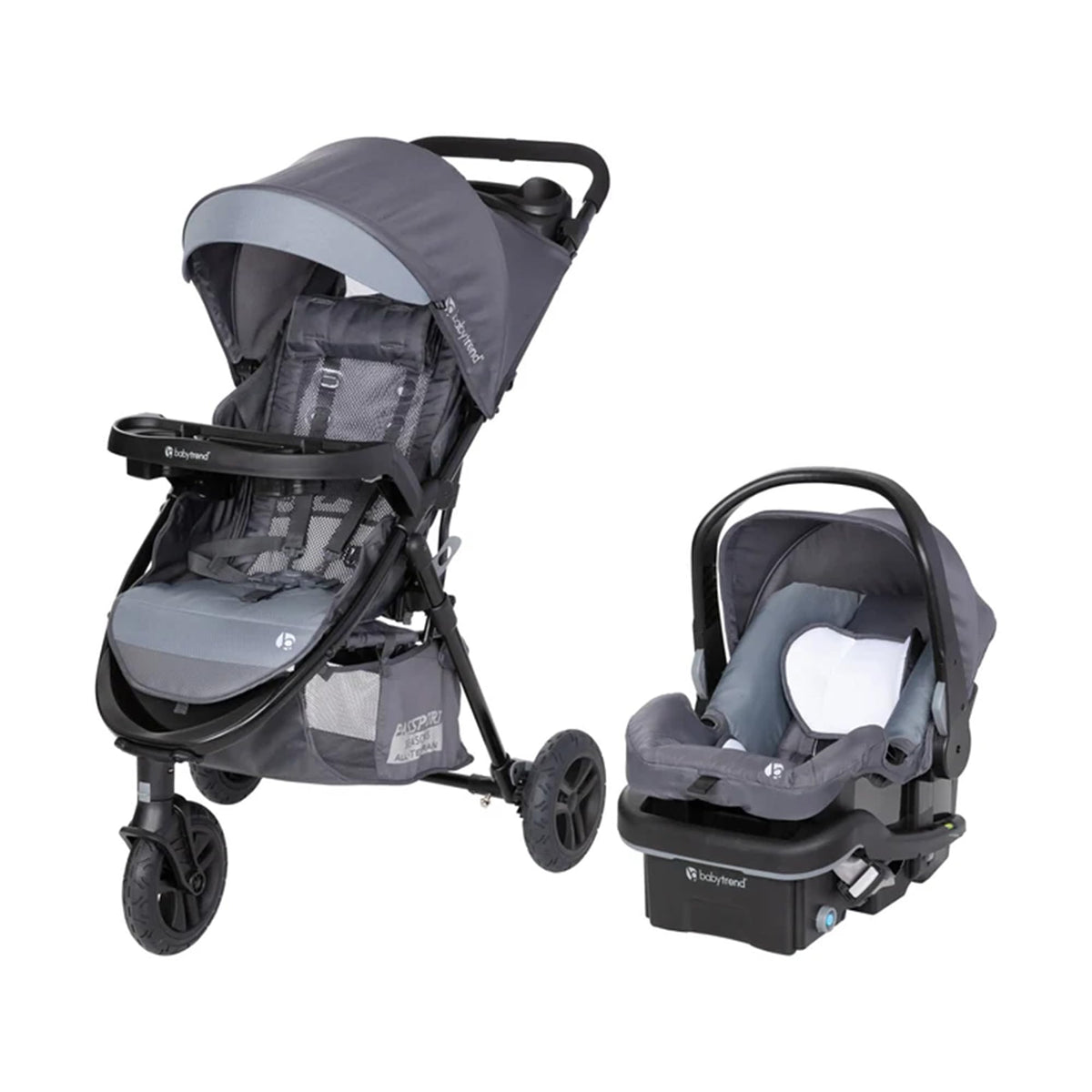 Baby Trend Passport® Cargo Stroller Travel System with EZ-Lift™ Plus Infant Car Seat, Pink Bamboo
