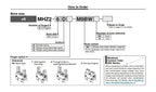 MHZ2 Air Pneumatic Parallel Gripper Multiple Finger Option MHZ2-16D1 MHZ2-16D2 MHZ2-16D3 MHZ2-20D1 MHZ2-25D2 MHZ2-32D3 MHZ2-6D1(MHZ2-40D3)