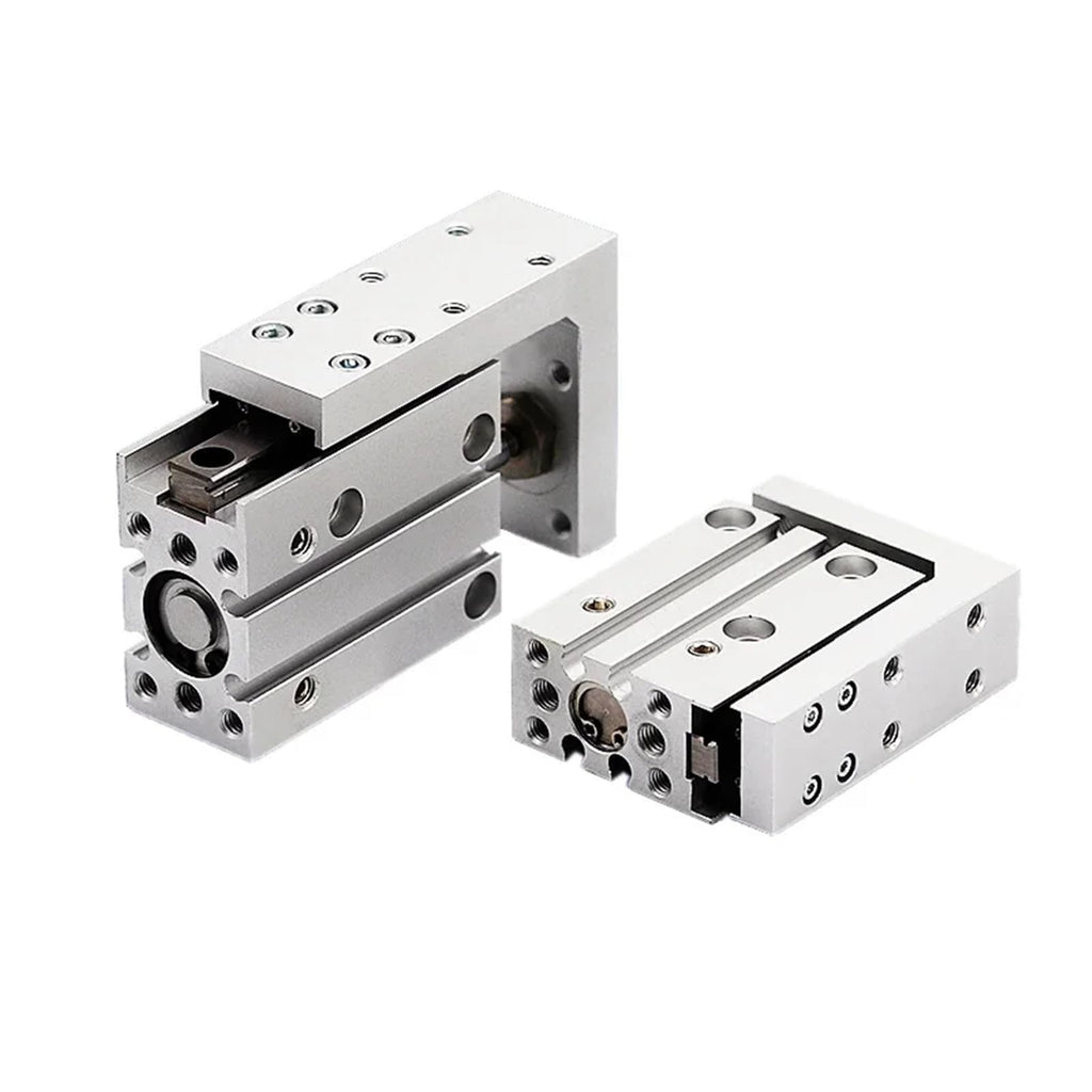1pcs MXH HLH MXH6 MXH10 MXH16 MXH20 Precision Pneumatic Cylinder Linear Side Rail Guide Rod(MXH10,20mm Stroke)