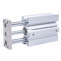 1pcs QM12-10/20/25/30/40/50/75/100 QM Type Slide Bearing Pneumatic Compact Air Actuator Cylinder QM12-10 QM12-20(MGQM12 100)