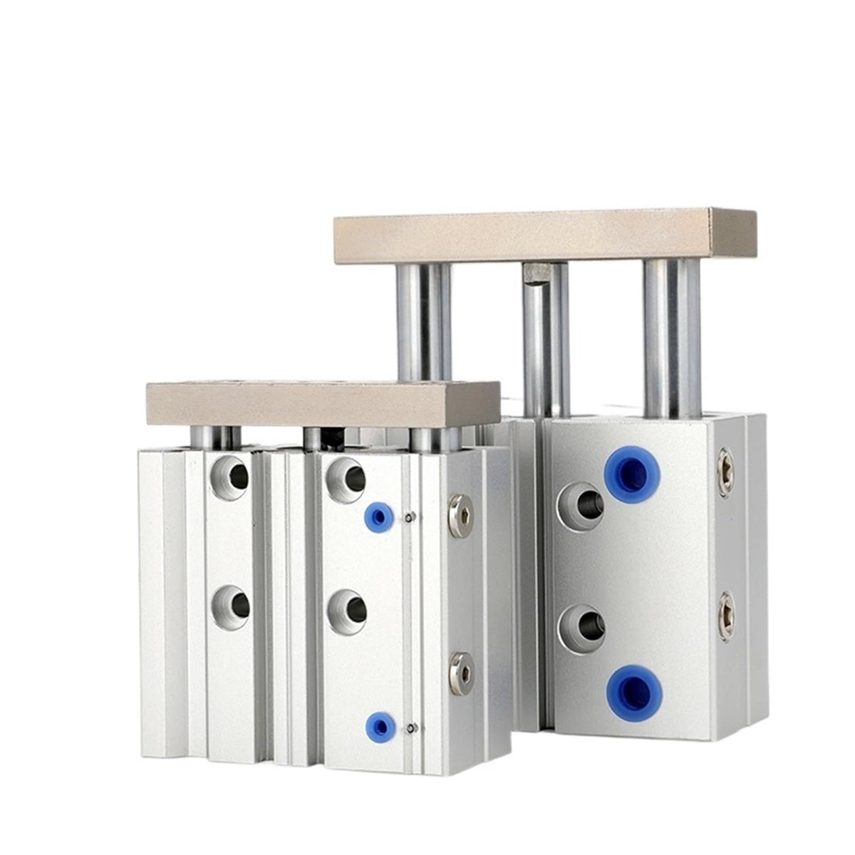 1pcs TCM Series 3-Rod Three Axis Pneumatic Air Cylinder Double Acting Type Bore 12/16/20/25/32/40/50/63/80(Bore20,Stroke25-S)